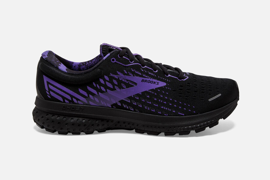 Brooks Ghost 13 Road Running Shoes - Mens - Black/Purple - TB8234091